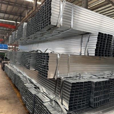 ÇİN FABRİKASI KARE BORU SICAK DALDIRMA GALVANİZLİ BORU DİKDÖRTGEN BORU 50X100